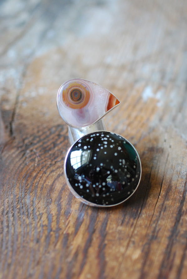 Spotted Dove Statement Ring