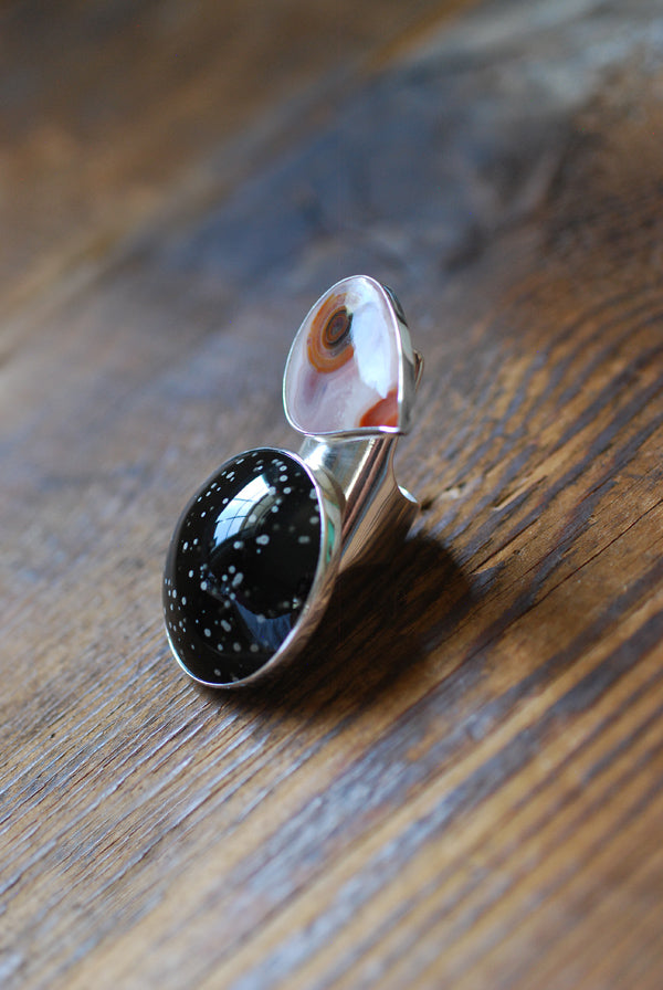 Spotted Dove Statement Ring