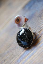Spotted Dove Statement Ring