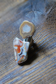 Fall Blossom Ring Old Stock Laguna Agate