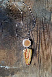 Returning Sun Necklace Rare Eye Agate