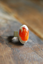 Dollybird Fire Lit Opal Ring
