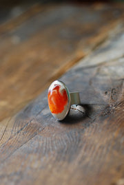 Dollybird Fire Lit Opal Ring