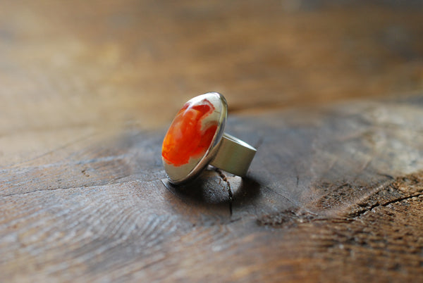 Dollybird Fire Lit Opal Ring