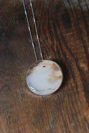 Autumn Flight Necklace Montana Agate