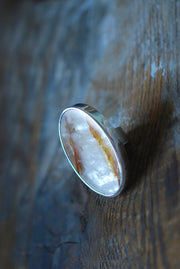 Golden Ray Ring Collector Healer's Hematoid Quartz