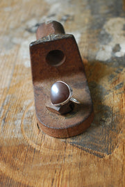 Blue Flash Moonstone Ring