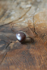 Blue Flash Moonstone Ring