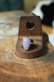 Rare Holly Blue Agate Ring