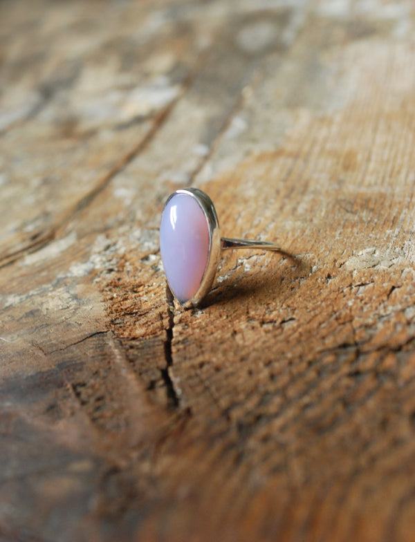 Rare Holly Blue Agate Ring