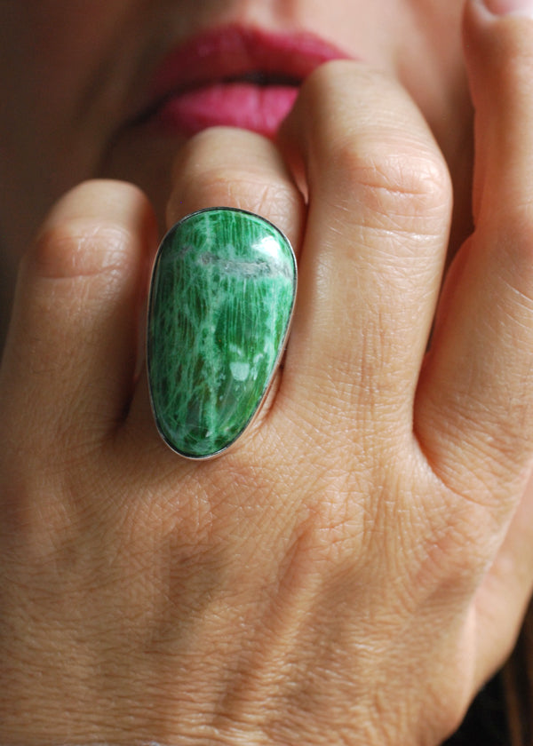 Italian Jade Ring Monviso Italy Rare