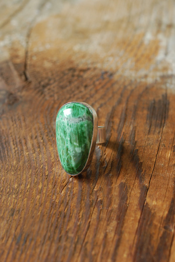 Italian Jade Ring Monviso Italy Rare