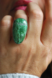 Italian Jade Ring Monviso Italy Rare