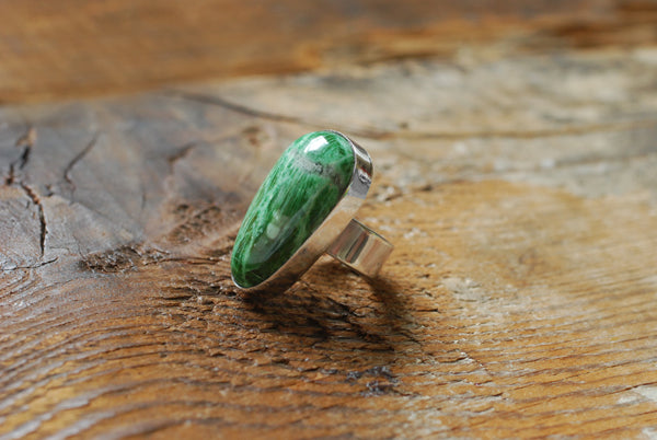 Italian Jade Ring Monviso Italy Rare