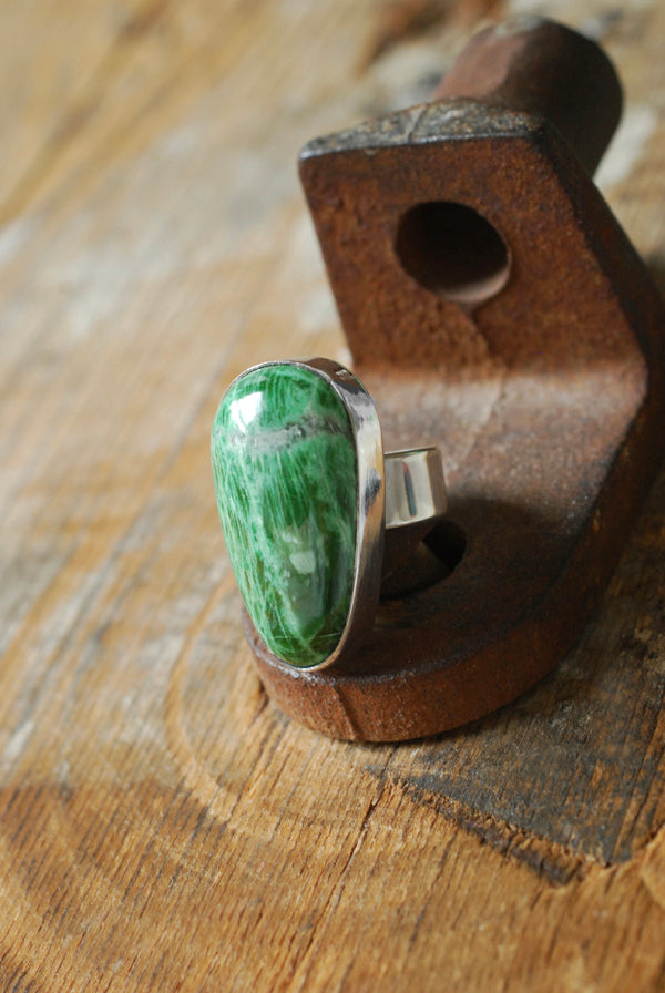 Italian Jade Ring Monviso Italy Rare