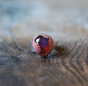 Lavender Blue Opal Ring Raw Fire Opal