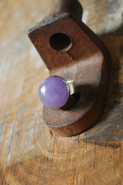 Lavender Jade Bubble Ring