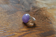 Lavender Jade Bubble Ring