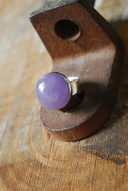Lavender Jade Bubble Ring