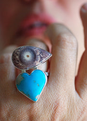 Lucky Bird's Eye Ring