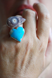 Lucky Bird's Eye Ring