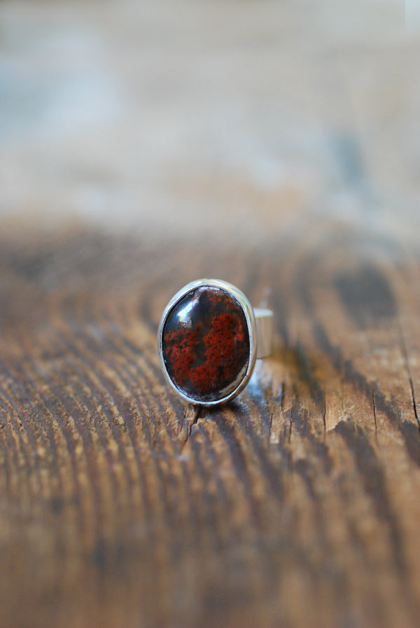 Medeci Ring Raw Fire Opal