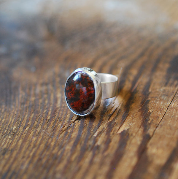 Medeci Ring Raw Fire Opal