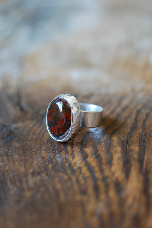 Medeci Ring Raw Fire Opal