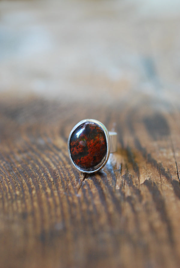 Medeci Ring Raw Fire Opal