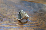 Road Less Traveled Ring Old Stock Montana Agate