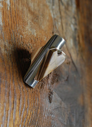 Heart Of Gold Jasper Geometric Gem Ring