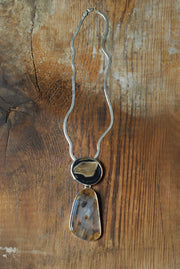 Nightbird Necklace Old Stock Montana Agate