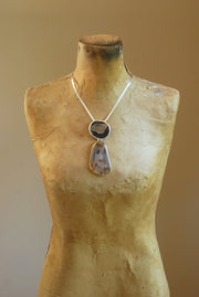 Nightbird Necklace Old Stock Montana Agate
