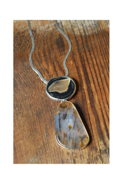 Nightbird Necklace Old Stock Montana Agate