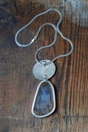 Nightbird Necklace Old Stock Montana Agate
