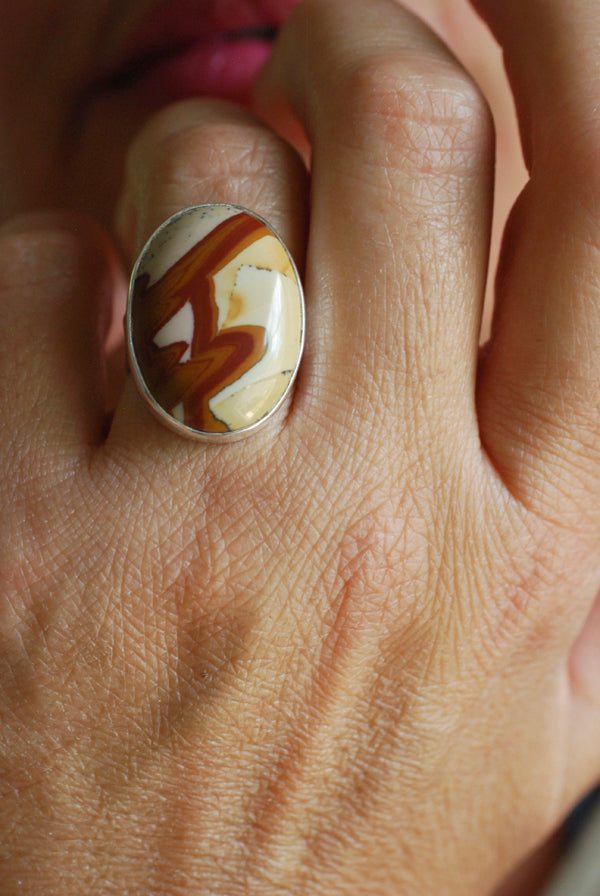 Mesa Trail Ring Fine Owyhee Jasper