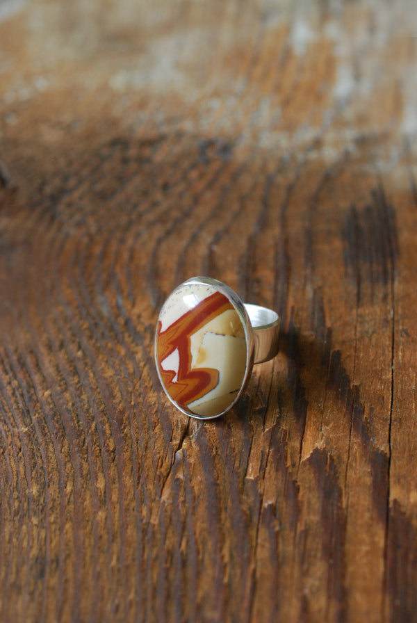 Mesa Trail Ring Fine Owyhee Jasper