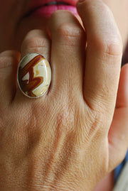 Mesa Trail Ring Fine Owyhee Jasper