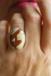Mesa Trail Ring Fine Owyhee Jasper