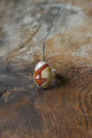 Mesa Trail Ring Fine Owyhee Jasper