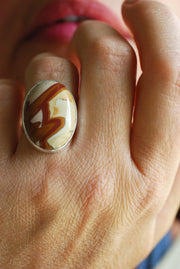 Mesa Trail Ring Fine Owyhee Jasper