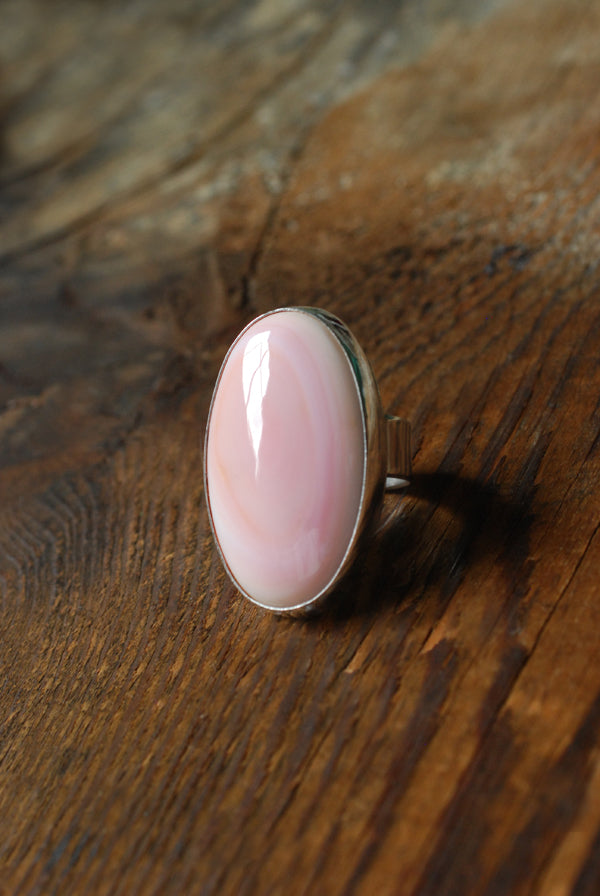 Pink Venus Ring Statement Conch Shell