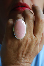 Pink Venus Ring Statement Conch Shell