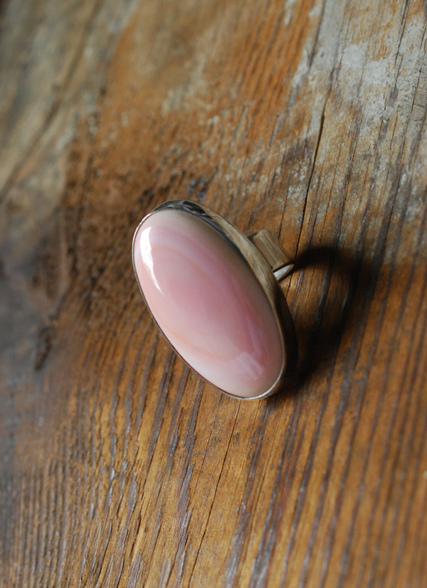 Pink Venus Ring Statement Conch Shell