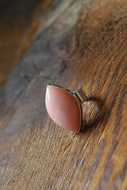First Love Ring Peruvian Pink Opal