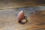First Love Ring Peruvian Pink Opal
