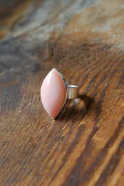 First Love Ring Peruvian Pink Opal