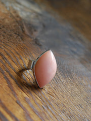 First Love Ring Peruvian Pink Opal