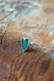 Raw Emerald Gem Ring