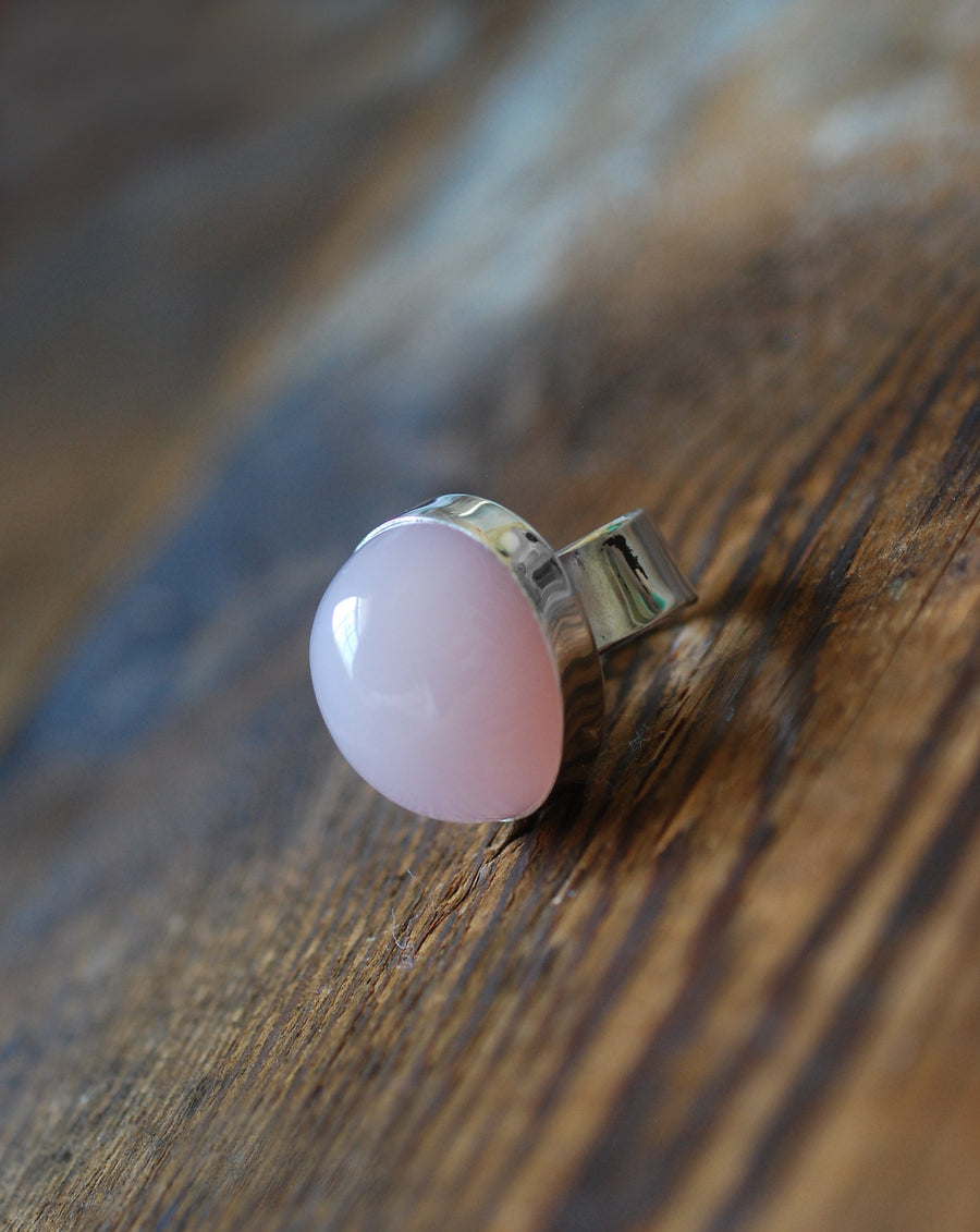 Eternal Glow Ring Master Cut Statement Rose Quartz